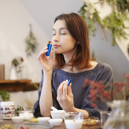 AMSNINK Inhaler Pen - 6 Pack Portable Smelling Sticks for Essential Oils, Aromatherapy with Cotton Wicks, Ideal for On the Go and at Home