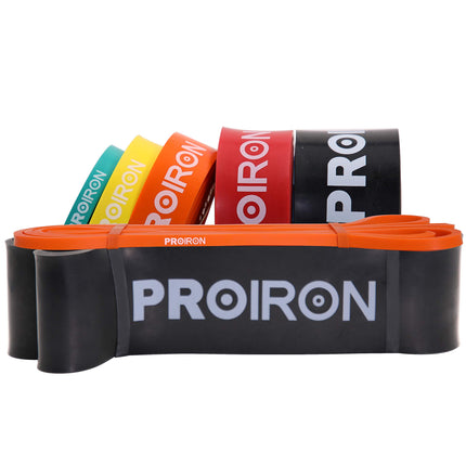 PROIRON Resistance Bands, Resistance Bands Set for Strength Training, Pull-Up Fitness Bands, Bands Strength Training for Fitness/Sports/Muscle Building/Pull-Ups/Yoga/Crossfit - ONE Yellow (18-31 kg)