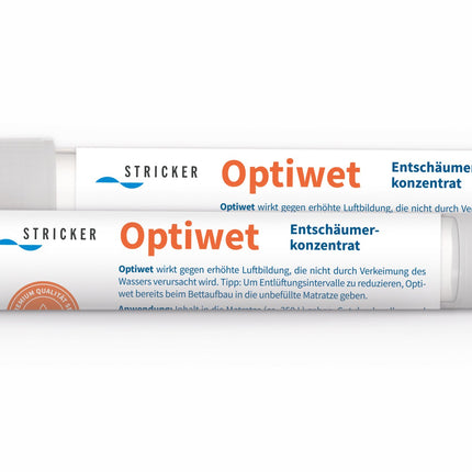 Optiwet Additive 15ml for wetting and relaxing waterbeds (2 pack)