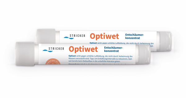 Optiwet Additive 15ml for wetting and relaxing waterbeds (2 pack)