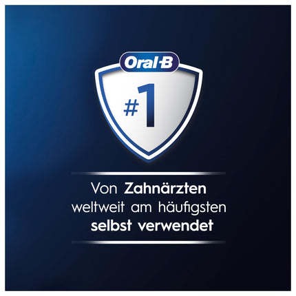 Oral-B iO Series 3 Electric Toothbrush, 3 Brushing Modes for Oral Care, Magnetic Technology, Travel Case, Designed by Braun, TEST WINNER Stiftung Warentest (12, 2024), Matt Black