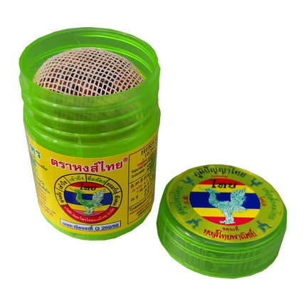 EmoBug Hong Thai Inhalant, Hongthai Brand Inhalant, Green Bottle - 1 x 40 g