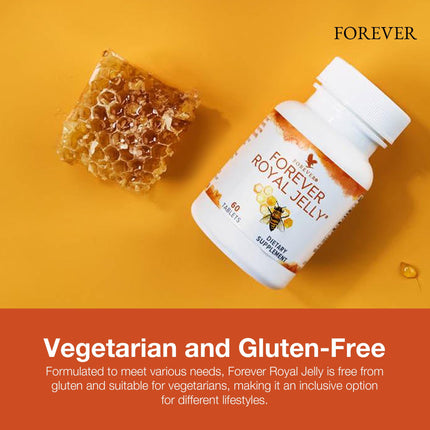 Forever Royal Jelly 100% Natural, Pack of 2 (120 Tablets)