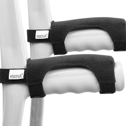 KMINA - Crutch Pad (x2 pieces), cushion, handle pad, anti-friction accessory, walking support - Made in Europe.