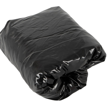Fetish Collection PVC fitted sheet - shiny vinyl bed sheet for women and men, wet look, wet games in bed, black