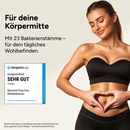 Intestinal Cure* Probio Culture Complex High Dose - With Lactobacillus &amp; Bifidobacteria - 23 bacterial strains without inulin, 600 billion CFU per can | 60 gastro-resistant capsules - For 2 months
