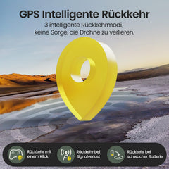 Holy Stone GPS Drone with 4K EIS Camera for Adults, HS175G RC Quadcopter with 60 Mins Long Flight Time, Follow Me, Brushless Motor, Circular Flight, Trajectory Camera Drones for Beginners Under 249g, C0