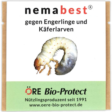 nemabest® HB nematodes for 20m² (10 million) against grubs and beetle larvae of garden chafers, June beetles, cockchafers and weevils