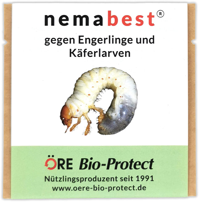 nemabest® HB nematodes for 20m² (10 million) against grubs and beetle larvae of garden chafers, June beetles, cockchafers and weevils