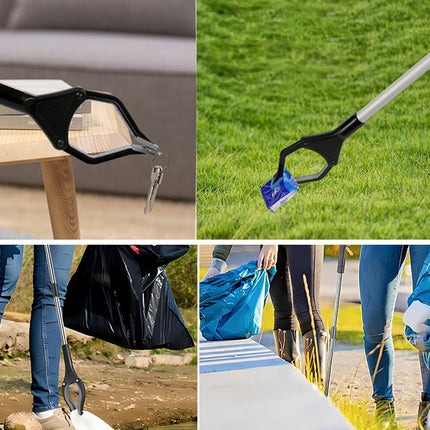 Grabber with magnetic tip Foldable grabber Grabber for seniors 82cm Garbage tongs Grabber stick with magnetic tips for the elderly, garbage collection, hand grabber