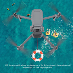 Airdrop System Thrower, Payload Delivery System Drone Delivery with Landing Gear for 3 3Pro, Dark GrayOther Accessories