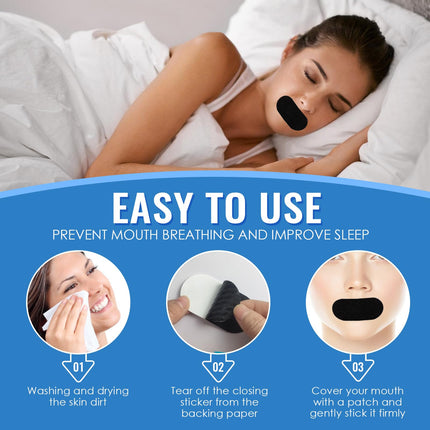 30 pieces mouth plasters against snoring, mouth band snore stopper, anti-snoring snoring plasters at night, against snoring, helps against snoring and develops nasal breathing habits
