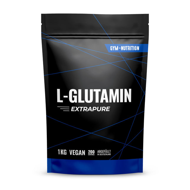 L-Glutamine Powder 1000g / 1kg - Ultra-pure powder with extra high dosage - Glutamine - Laboratory tested and vegan - Made in Germany 1kg - Neutral taste, natural