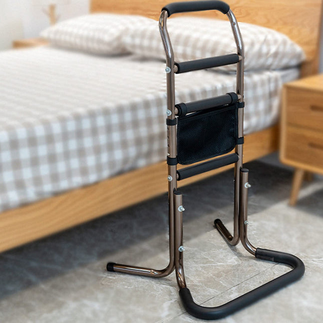 kyaoayo standing and sitting aid, height-adjustable safety handrails, support frame with 3 handles, secure stand, mobility and everyday aids for the elderly, pregnant women and the disabled