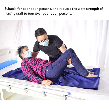 YUYTE Reusable Slide Sheet, Sliding Sheet for Bed Transfer, Use with Transfer Aid, Bariatric Transfer, for Elderly, for Car, Wheelchairs, Bed (110x68cm / 43.3x26.8in)