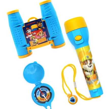 Joy Toy Patrol 1512093 Adventure Set, Binoculars, Compass and Flashlight, Colorful