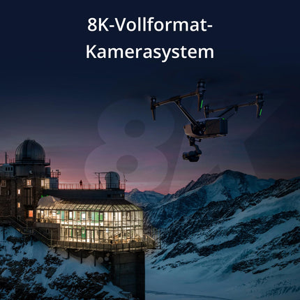 DJI Inspire 3 Standard Combo, Full-Frame 8K ProRes RAW/CDNG, Ultra-Wide 1/1.8″ Night Vision FPV Camera, Dual-Format Configurations, O3 Pro Video Transmission