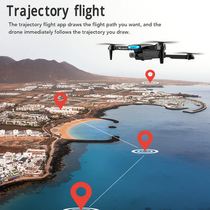 Foldable Drone with 4K HD Dual Camera for Adults, Altitude Hold, Headless Mode, Gravity Sensing, Camera Drones for Adults/Beginners, Gifts for Girls/Boys
