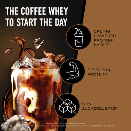 ESN Flexpresso Protein Coffee, Coffee, 908 g, Creamy protein coffee with up to 22 g of protein per serving - made in Germany (packaging may vary)