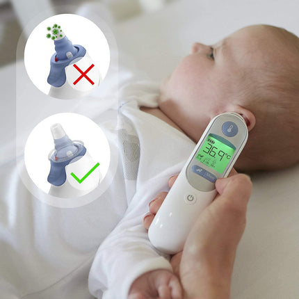 Pack of 100 Braun fever thermometer protective caps, Braun fever thermometer ear, ear thermometer replacement protective caps for all Braun models ear thermometers and other types of digital thermometers