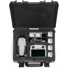 LEKUFEE Waterproof Carrying Case for DJI Air 3S/DJI Air 3 Fly More Combo/DJI RC N3/N2/DJI RC Pro/DJI RC 2 Remote Controller and DJI Air 3S Drone Accessories (Case Only)