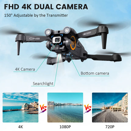 Mingfuxin Foldable Drone with Camera for Beginners, RC Quadcopter Drone with App WIFI FPV Live Video, Altitude Hold, Headless Mode, One-Key Takeoff and Landing for Adults and Kids