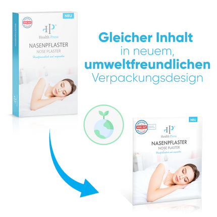 Health Press® Nasal Strips – 50 Transparent Nasal Strips – Anti-Snoring Strips for Easier Breathing During Sleep &amp; Exercise – Sleep Nasal Strips for Better Breathing – Snore Stopper – Nasal Strips