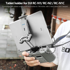 FPVtosky 8-in-1 Accessory Kit for DJI Mini 4K/Mini 2/Mini 2 SE Drone: Double-layered carrying case, tablet mount, RC-N1 strap, landing gear, propeller holder, 2 control sticks, 2 data cables, digital sticker