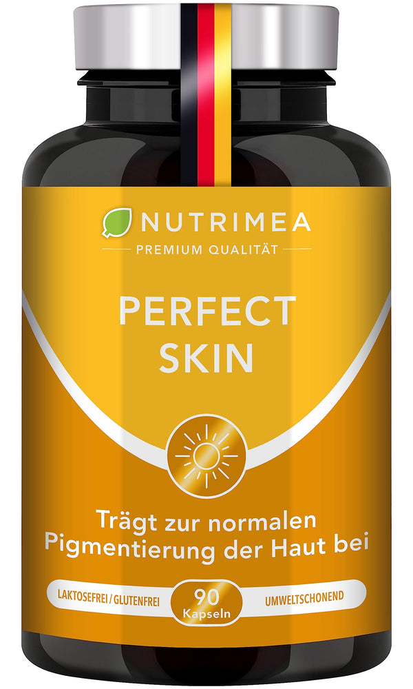 Beta Carotene SUN PLUS Tanning Capsules | 2-in-1 Natural Tan Bronzer PERFECT SKIN | Natural Tan + Skin Protection | VITAMIN AE Antioxidant Self-Tanning Capsules 100% VEGAN Tan Enhancer