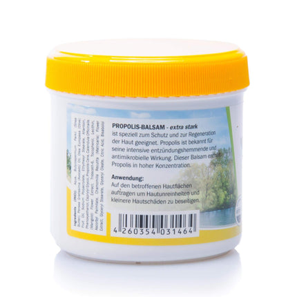 Inntaler Propolis Balm Extra Strong (200ml) | Protection for sensitive skin | Promotes regeneration | Relieves itching and tightness | Contains valuable oils | Made in Germany