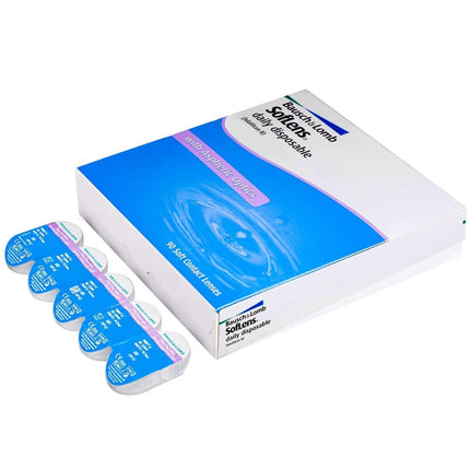 Bausch + Lomb SofLens Daily Disposable daily lenses, spherical contact lenses, soft, 90 pieces BC 8.6 mm / DIA 14.2 / -3.00 diopters