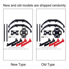 Drfeify RC Drone Frame Kit, Plastic Fiberglass X-Structure Drone Frame Kit Playing Accessories for 4-Axis Drones Musical Instrument Accessories