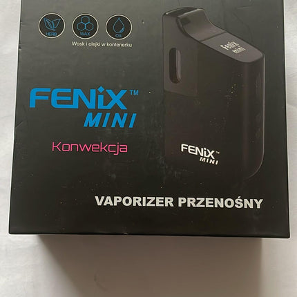 Fenix ​​Mini Vaporizer *Black* efficient vaporizer for herbs, resins and oils. Steel chamber + convection + extremely small but powerful + NEW!