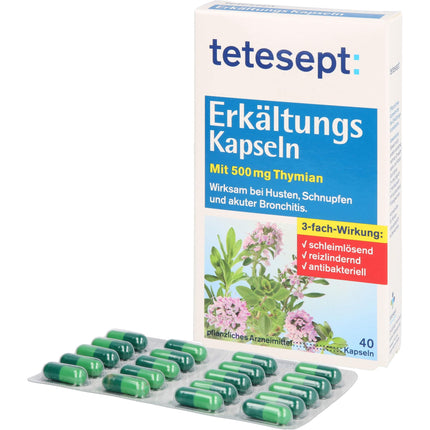 TETESEPT Cold Capsules 40 pcs