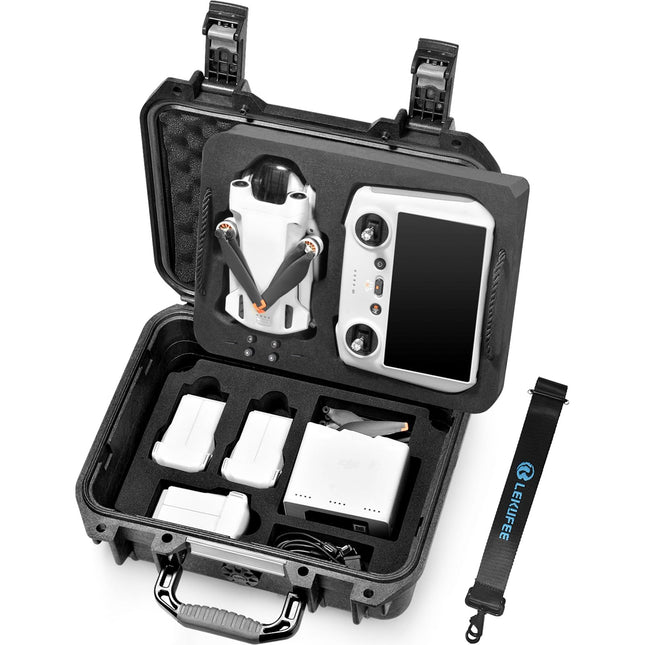 LEKUFEE Waterproof Case for DJI Mini 4 Pro/DJI Mini 3/ DJI Mini 3 Pro and DJI Mini 3 Accessories (Case only)