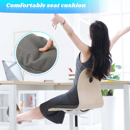Cozlly Inflatable Orthopedic Seat Cushion, Round Hemorrhoid Seat Cushion, Inflatable Donut Cushion, Gray Inflatable Seat Cushion, for Hemorrhoids, Tailbone Pain, Wheelchairs (Gray)