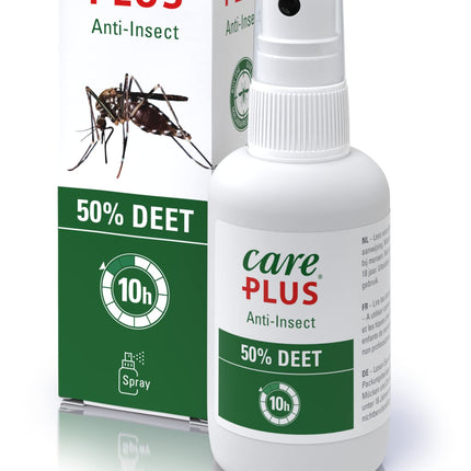 Care TP32933 Plus Adult Anti-Insect Deet Spray, transparent, 200 ml