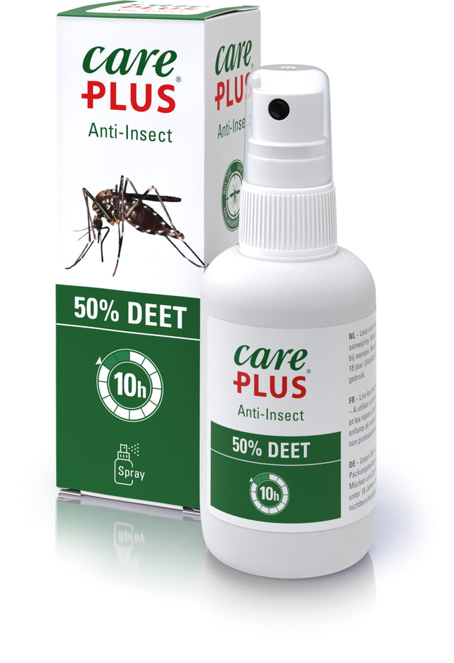 Care TP32933 Plus Adult Anti-Insect Deet Spray, transparent, 200 ml