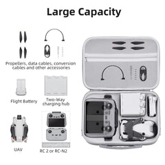 BRDRC Storage Bag for DJI Mini 4 Pro, Portable Carrying Case, Travel Protective Handbag for DJI Mini 4 Pro Drone Accessories