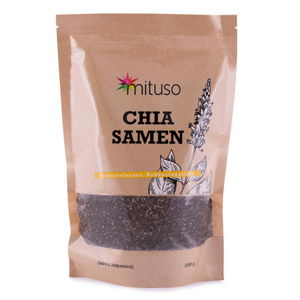 mituso Chia seeds, pack of 2 (2 x 1000 g)
