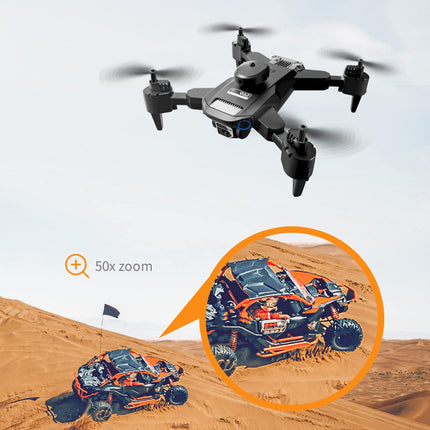Drone with 4K UHD Camera, 50x Zoom, Gravity Sensing, Intelligent Hovering, 15-Min Flight Time, Level 4 Wind Resistance, RC Quadcopter for Beginners