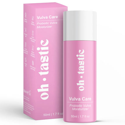 Natural vaginal cream for vaginal dryness, itching, and irritation in the intimate area - Soothing moisturizing cream with lactic acid and pH-adjusted, intimate care for women (50ml)