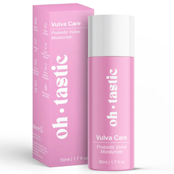 Natural vaginal cream for vaginal dryness, itching, and irritation in the intimate area - Soothing moisturizing cream with lactic acid and pH-adjusted, intimate care for women (50ml)
