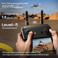 Holy Stone HS900 GPS Drone with 4K Camera for Adults, 3-Axis Brushless Gimbal, 48MP Photos, 6KM Transmission, 30 Min Flight Time, Visual Tracking, QuickShots, Camera Drone for Beginners Under 249g C0