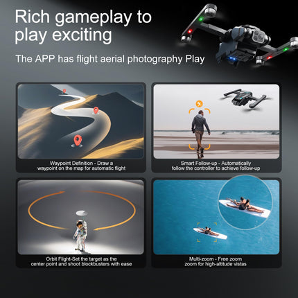 OBEST GPS Drone with 4K Camera, Auto Return Follow Me Optical Flow Brushless Motor Drones 36 Mins Long Flight Time, 360° Obstacle Avoidance, 5G WIFI FPV Transmission Drone for Beginners Adults