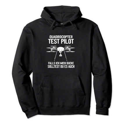 Quadrocopter FPV Racer Drone Racing Pilot Drone Pilot Pullover Hoodie