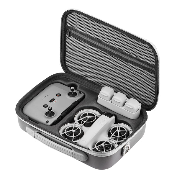 REYGEAK DJI NEO RC Bag, Waterproof and Wear-resistant, Portable PU Leather Portable Travel Case Carrying Bag for DJI NEO Accessories with DJI RC Controller and Other Accessories
