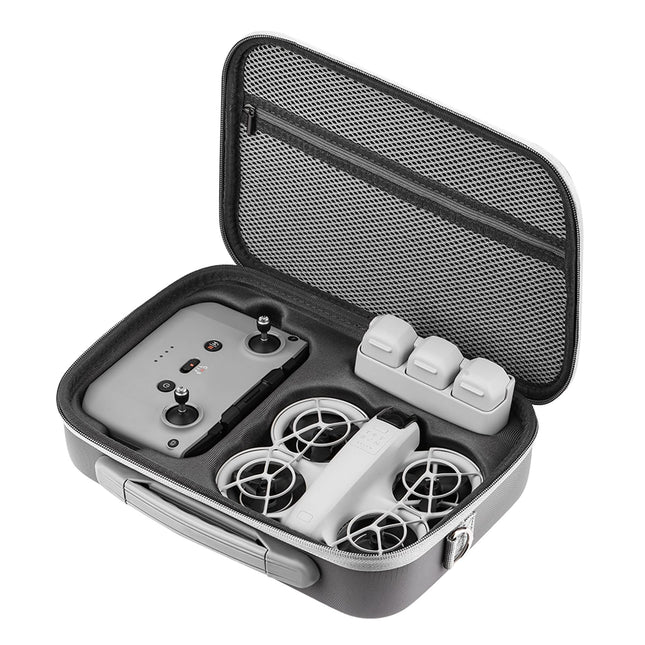 REYGEAK DJI NEO RC Bag, Waterproof and Wear-resistant, Portable PU Leather Portable Travel Case Carrying Bag for DJI NEO Accessories with DJI RC Controller and Other Accessories