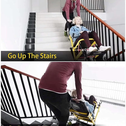 Electric Stair Climber, Folding Stair Climber, Electric Stair Climber Made of Aluminum Alloy, Stair Lift, Electric Wheelchair Stair Lift, Stair Mobility Aid A
