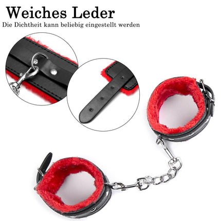 BDSMYOU Handcuffs Sex Bed &amp; Eye Mask, Bondage Set Restraint Set, Restraints Sex Set, Blindfold Sex Bed &amp; Handcuffs Sex, Handcuffs Handcuffs, BDSMs Toys Hard, BDSMs Toys, Sex Toys Both (A)